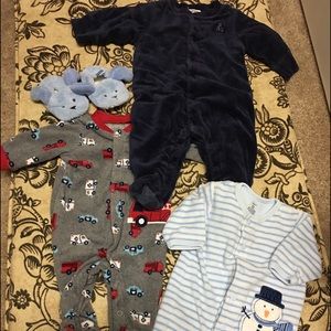 Newborn baby boy lot of 4 sleepers
